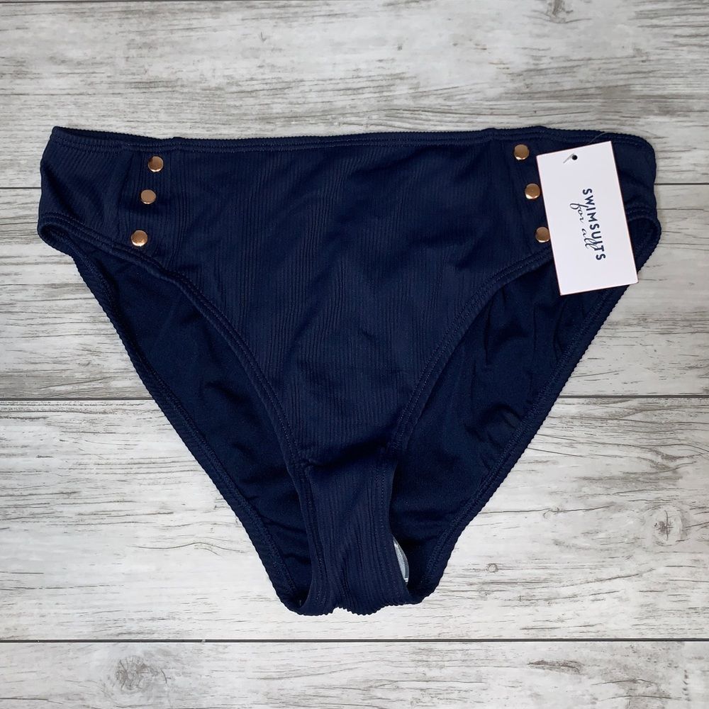 Swimsuits For All Navy Swim Bottoms 20 NWT
